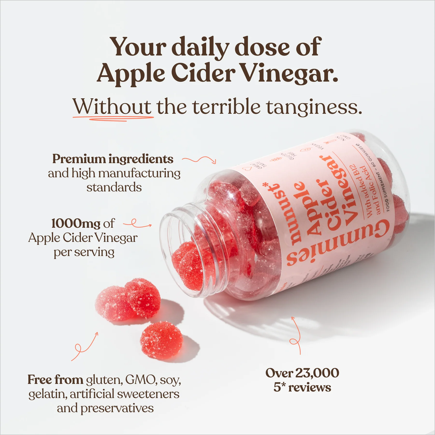 NUNUST® Apple Cider Vinegar Gummies