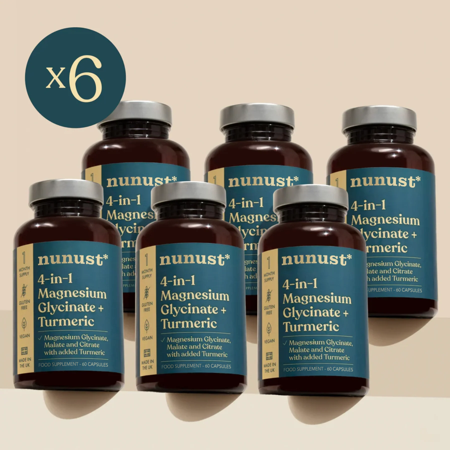 NUNUST® 4-in-1 Magnesium + Turmeric